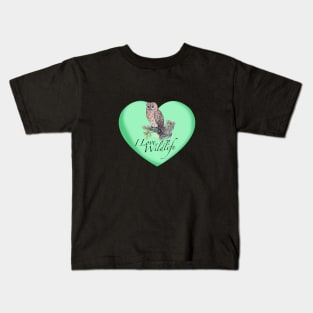 I Love Owls Kids T-Shirt